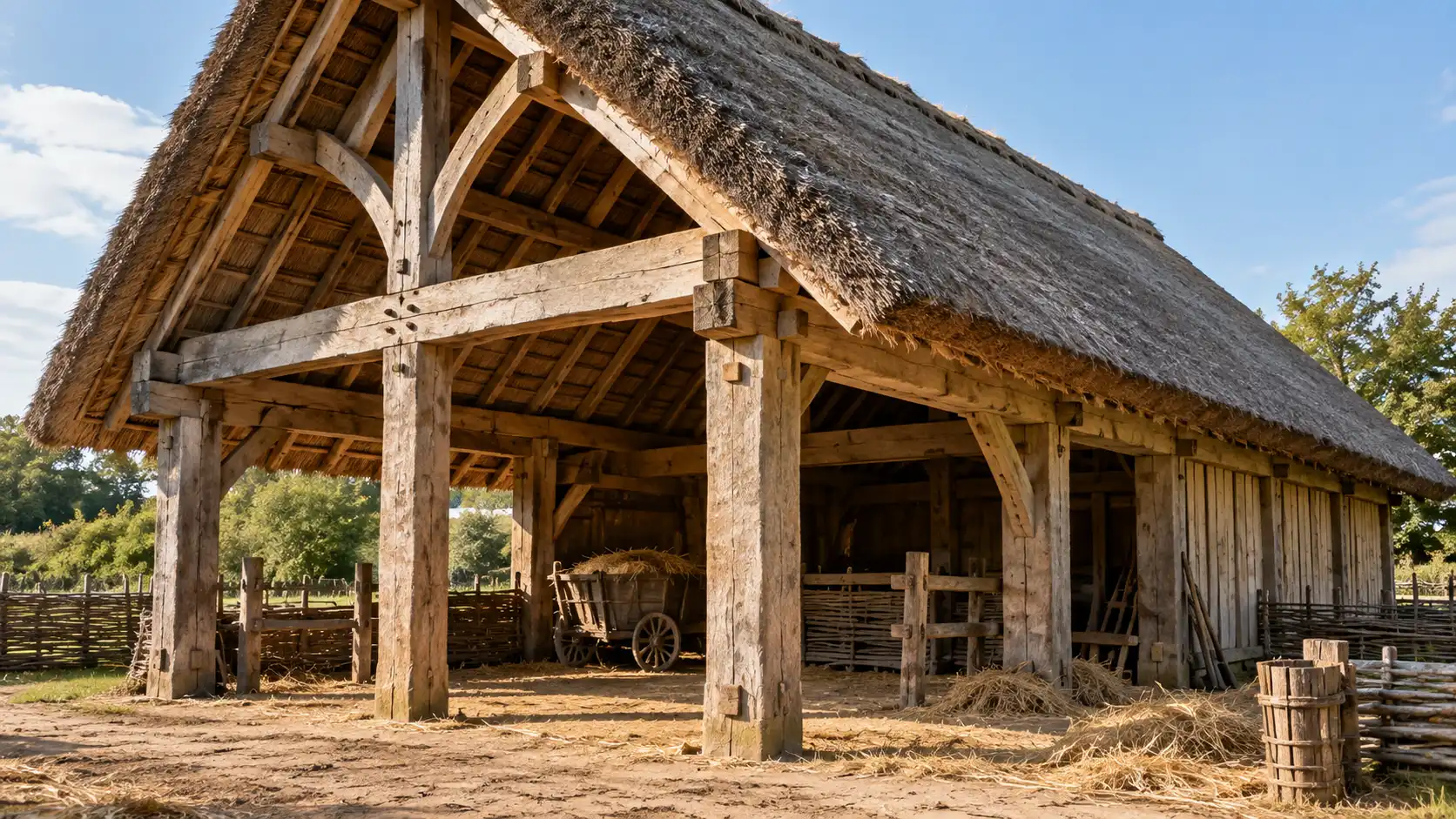 Mortise and Tenon - Old Barn Structure